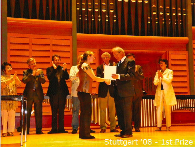 First prize winner in Stuttgart 2008