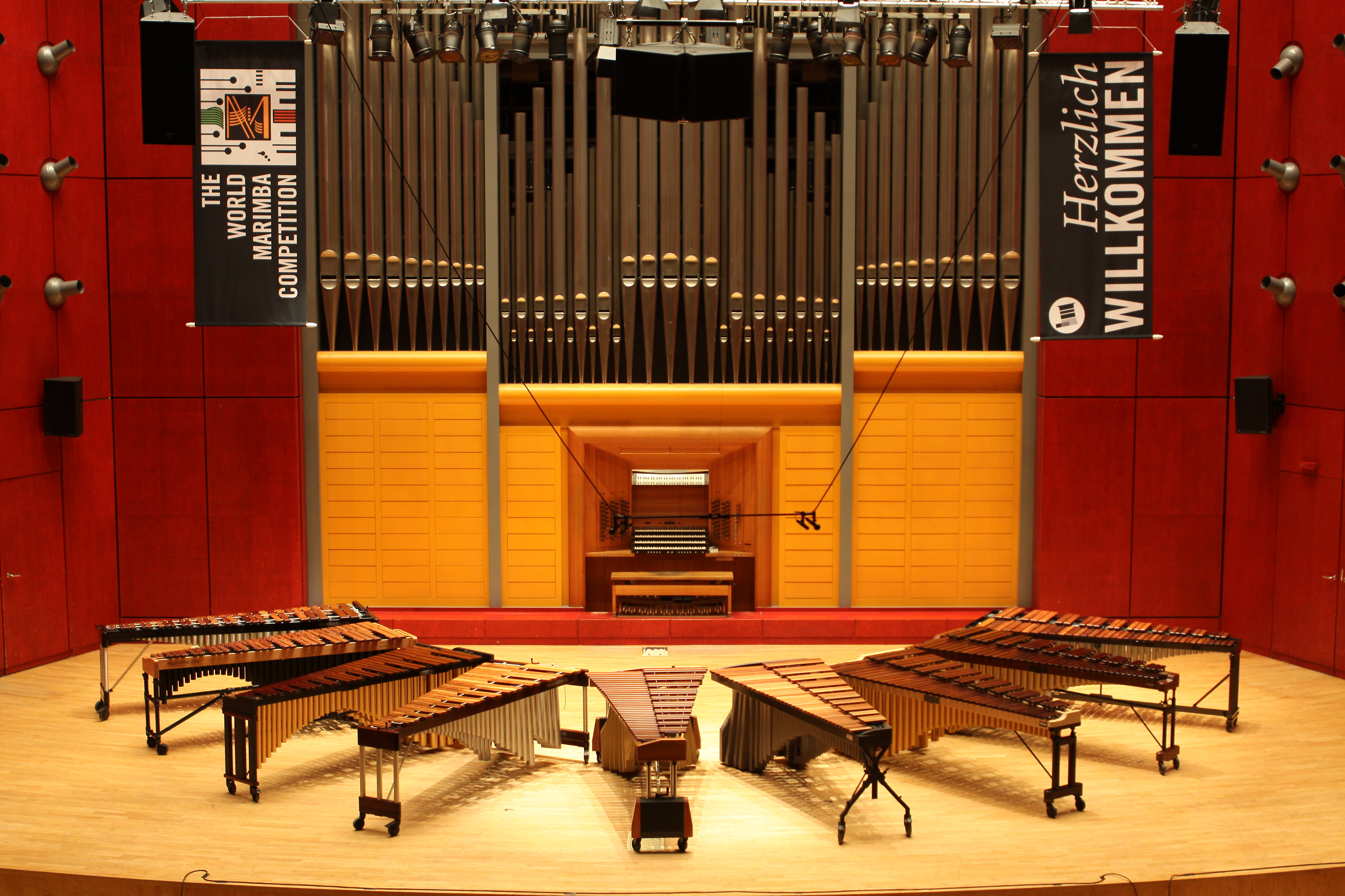 Concert Hall in Stuttgart during the 2012 competition